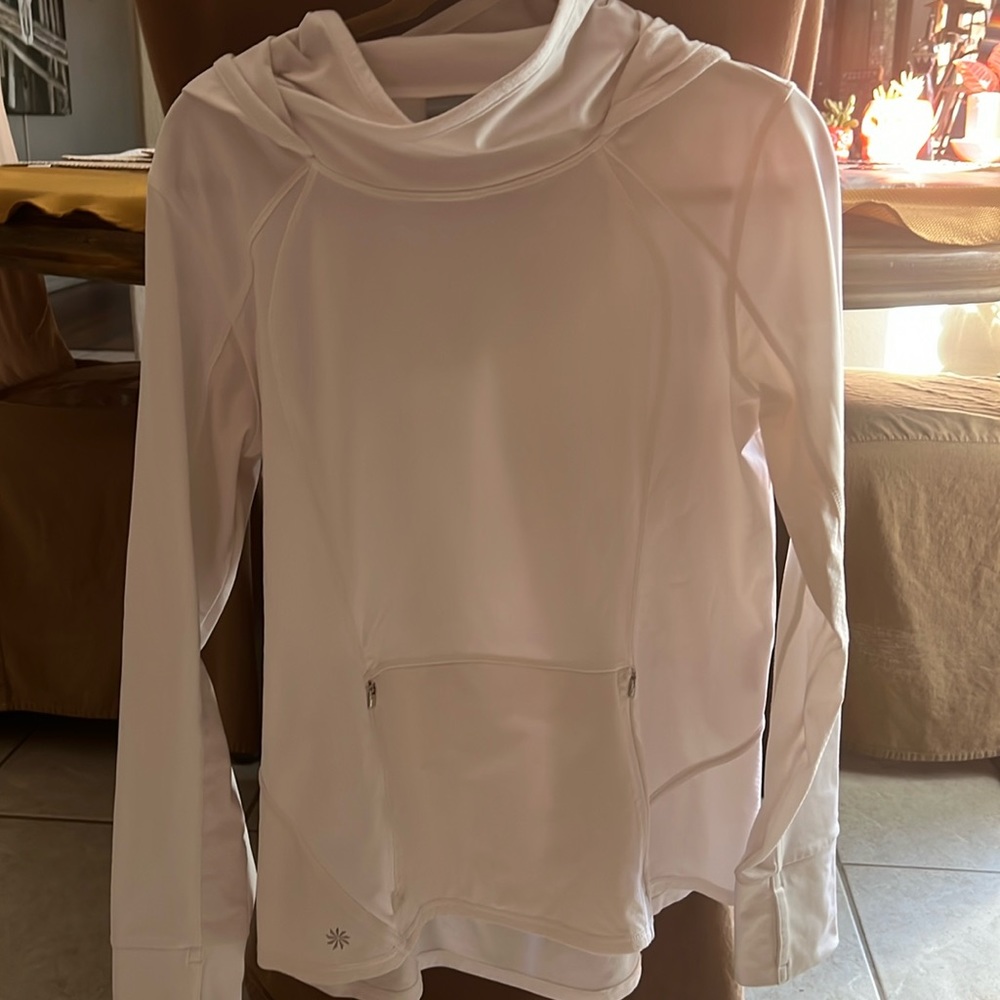 Athleta White Hoodie